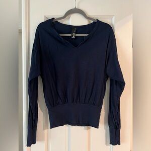 bobi Los Angeles long sleeve v-neck tshirt